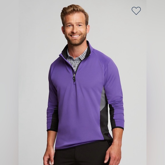 Cutter & Buck Other - Cutter & Buck Golf Traverse Colorblock Stretch Quarter Zip Pullover Size Small